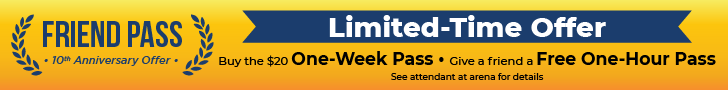 Friend Pass - Limited-Time Offer, Buy $20 One-Week Pass, Give Free One-Hour Pass to a Friend